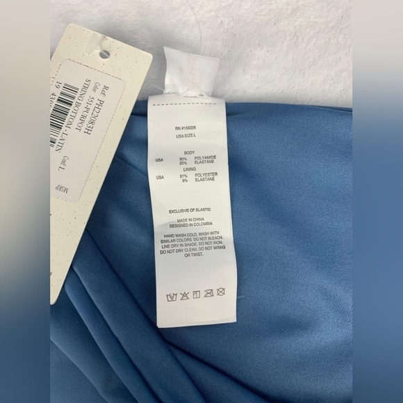 Phax Women's Blue Bikini Bottom New With‎ Tags Size L - Picture 6 of 10